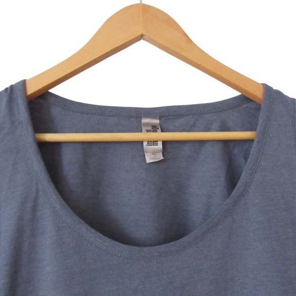 Instant Message Love Ladybug Gray Tank Top Plus Size 1 Sleeveless Casual - Picture 3 of 9